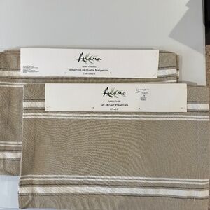 Cotton Polyester Placemats 13" x 19" - 8 placemats